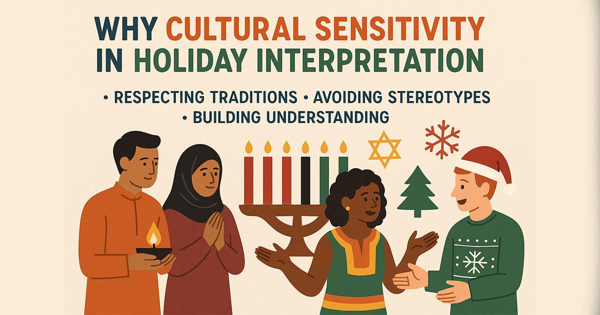 Why Cultural Sensitivity Matters In Holiday Interpretation?